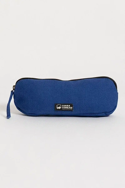 Terra Thread Organic Cotton Pencil Bag In Tidal Blue At Urban Outfitters