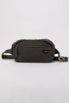 Terra Thread Organic Cotton Sling Belt Bag In Charcoal Grey