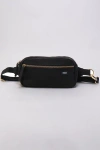 Terra Thread Organic Cotton Sling Belt Bag In Ivory Black