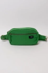 Terra Thread Organic Cotton Sling Belt Bag In Moss Green