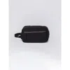 Terra Thread Organic Cotton Toiletry Bag In Ivory Black