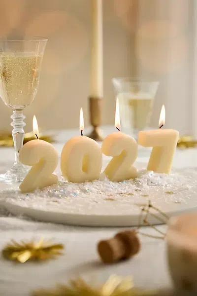 Terrain 2027 Number Candle Set In Neutral