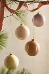 Terrain 5" Colorful Glass Bauble Ornaments, Set Of 6