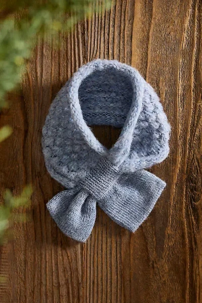 Terrain Alpaca Knit Neck Wrap In Blue