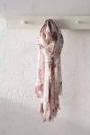 Terrain Amaryllis Floral Scarf In Pink