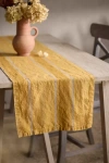 Terrain Amber Stripe Linen Runner