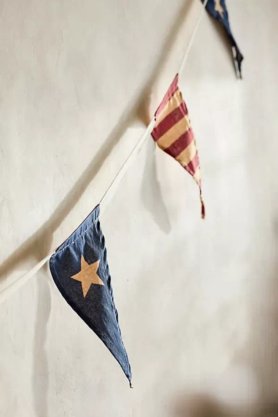 Terrain Americana Pennants Cotton Garland In Multi