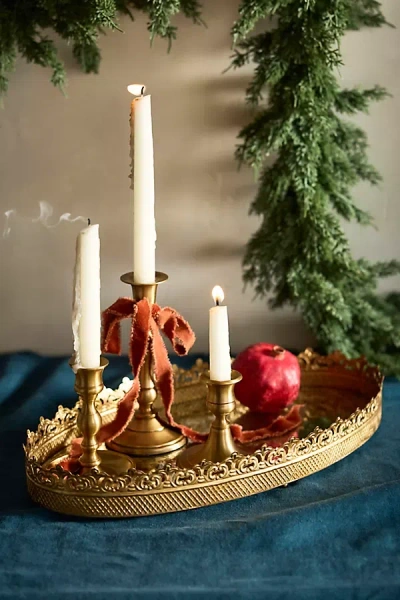 Terrain Antique Mirrored Tray In Gold