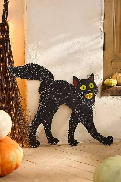 Terrain Articulated Scaredy Cat Wall Hanging In Multi