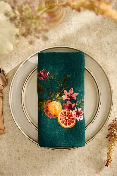 Terrain Autumn Bounty Linen Napkins, Set Of 2
