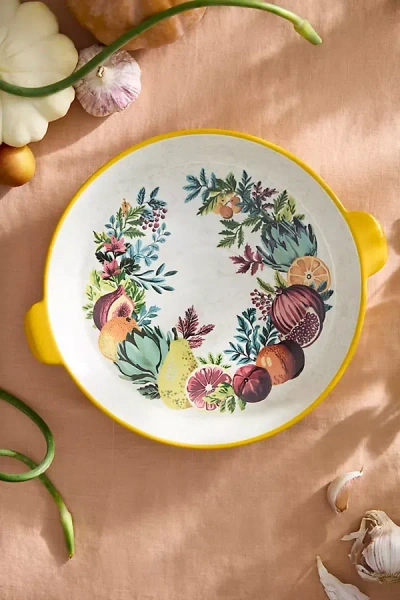 Terrain Autumn Bounty Stoneware Pie Dish