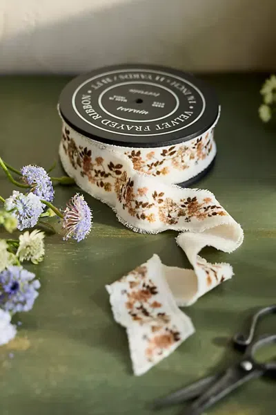 Terrain Autumn Floral Velvet Ribbon