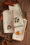 Terrain Autumn Icon Embroidered Napkins, Set Of 2