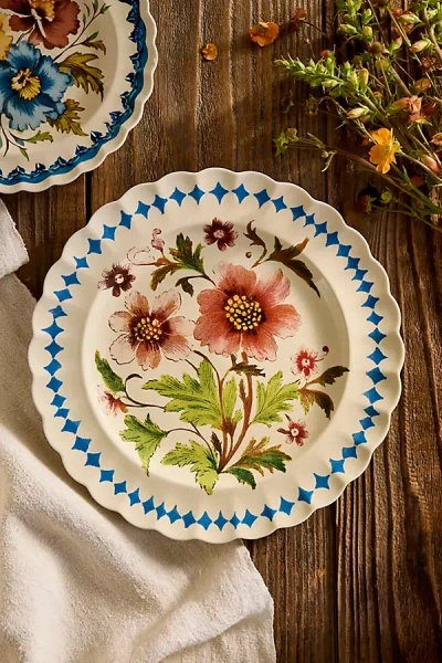 Terrain Autumnal Floral Stoneware Dinner Plate