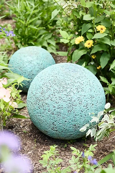 Terrain Barnacle Garden Sphere In Blue