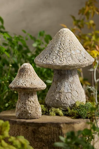 Terrain Barnacle Stoneware Mushroom In Multicolor