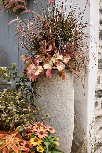 Terrain Barnacle Tall Modern Planter In Multi