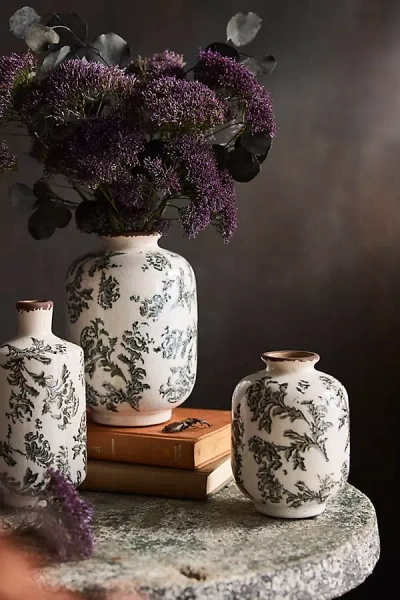Terrain Baroque Damask Vase, Small