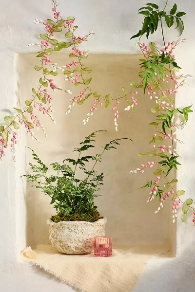 Terrain Beaded Pink Floral Garland