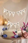Terrain Best Day Ever Pennant Cake Topper In Multi