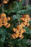Terrain Bird Seed Gingerbread Men, Set Of 3 In Multicolor
