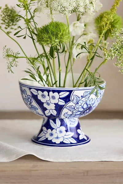 Terrain Blue Floral Chinoiserie Decorative Bowl