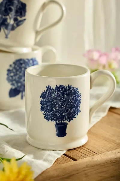 Terrain Blue Floral Stoneware Mug