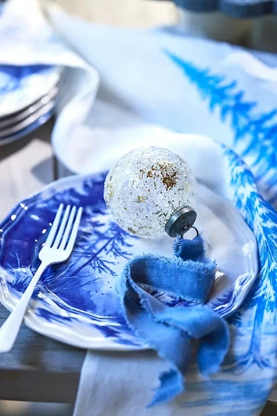 Terrain Blue Forest Stoneware Plate