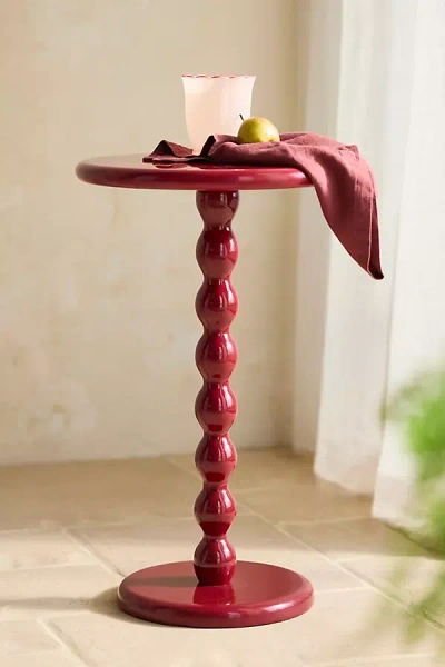 Terrain Bobbin Lacquered Side Table