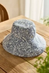 Terrain Botanical Cotton Crusher Hat In Blue