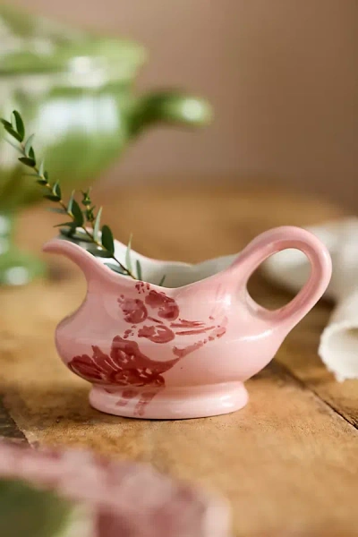 Terrain Botanical Silhouette Creamer In Red