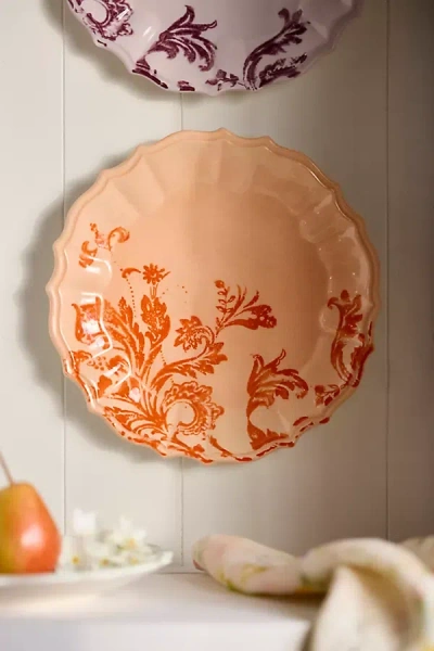 Terrain Botanical Silhouette Side Plate In Orange