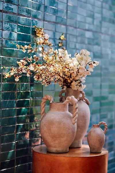 Terrain Braided Handle Vase
