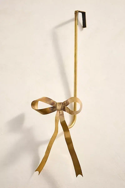 Terrain Brass Bow Wreath Hanger