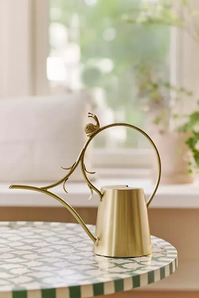 Terrain Brass Snail Watering Can