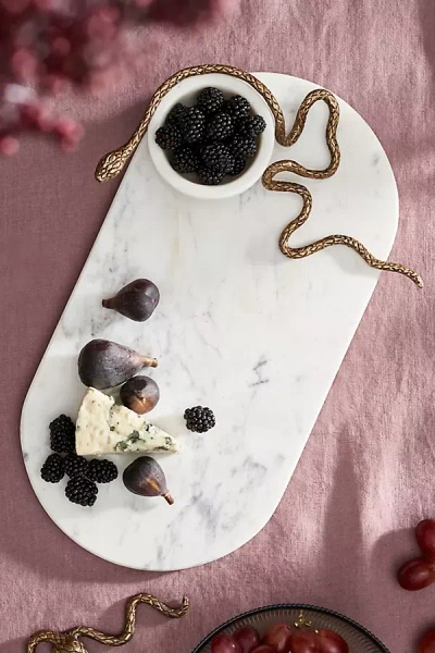 Terrain Brass Snake Serving Board
