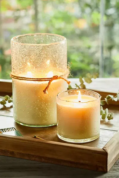 Terrain Bubble Glass Candle, Honeysuckle In Multicolor