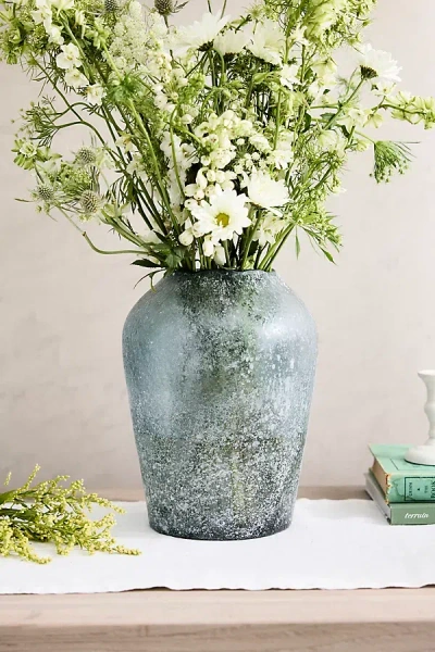 Terrain Buried Glass Vase In Gray