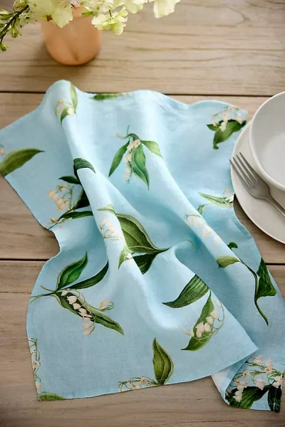 Terrain By Hope Lily Of The Valley Napkin In Blue