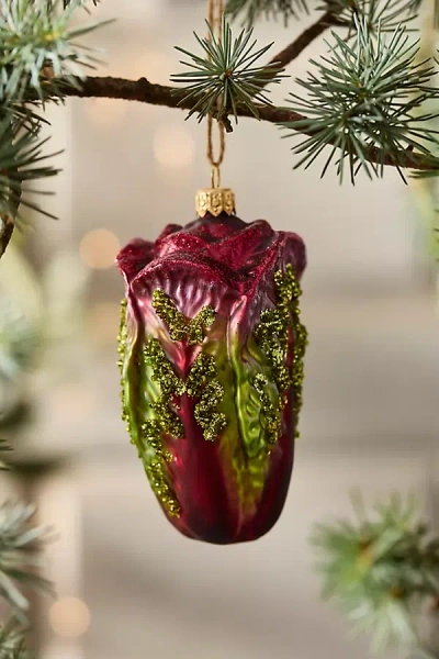 Terrain Cabbage Glass Ornament