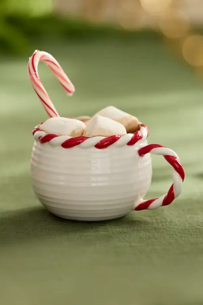 Terrain Candy Cane Ceramic Mug
