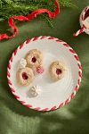Terrain Candy Cane Ceramic Plate In White