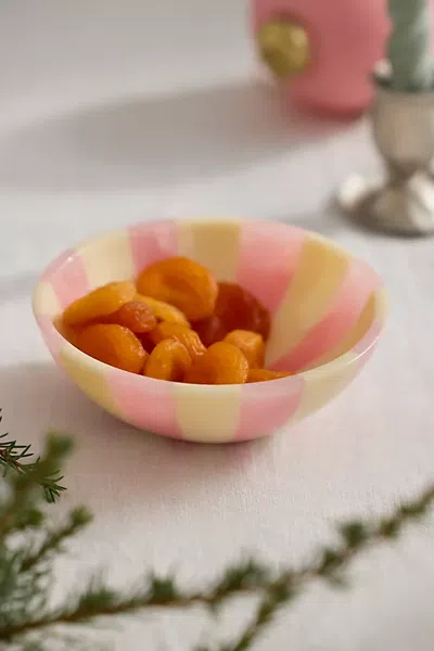 Terrain Candy Stripe Resin Nut Bowl In Pink