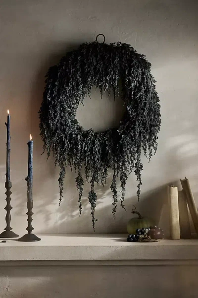 Terrain Cascading Black Boughs Wreath