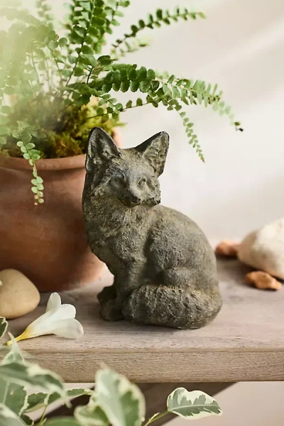 Terrain Cast Iron Fox, 6" Gray