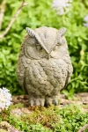 Terrain Cast Iron Owl, 8" Gray