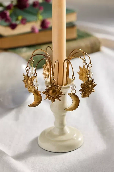 Terrain Celestial Chandelier Candle Wreath In Neutral