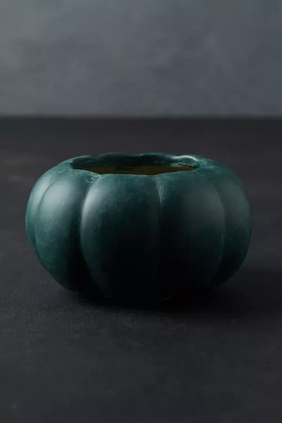 Terrain Ceramic Pumpkin Planter, Mini In Green