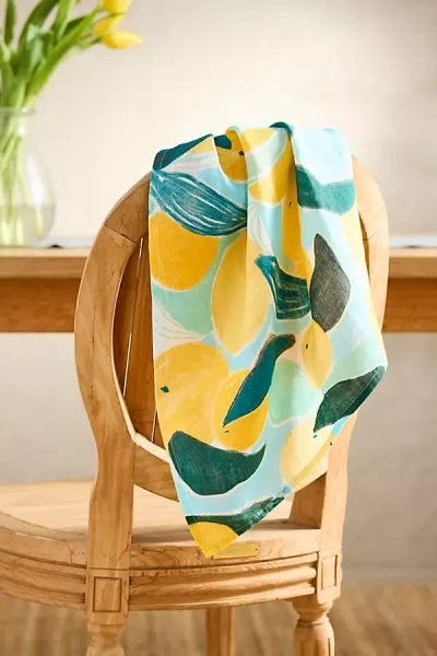 Terrain Citrus Grove Dish Towel In Multicolor