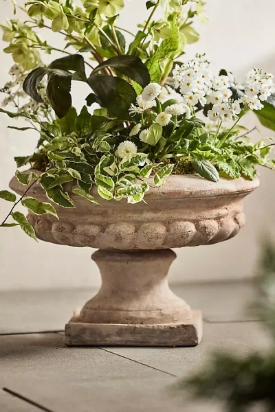 Terrain Classical Terracotta Urn Planter In Brown